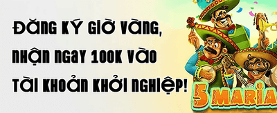 Thưởng Chào Mừng Tân Thủ 100% promotion